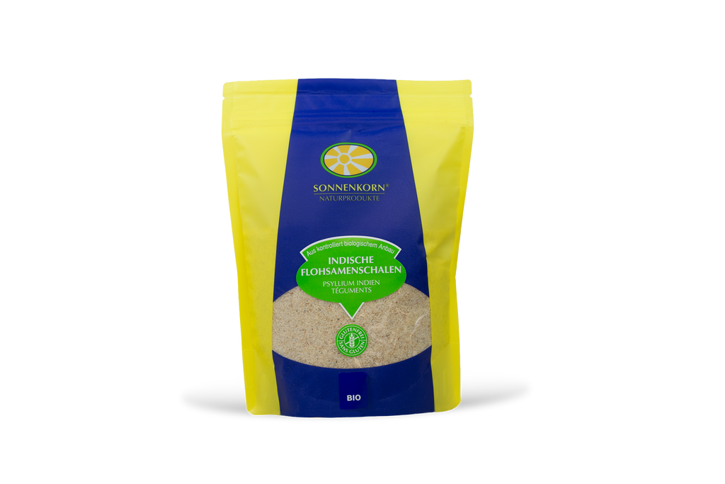 Sonnenkorn Indische Flohsamenschalen BIO Knospe 99% Reinheit 220g