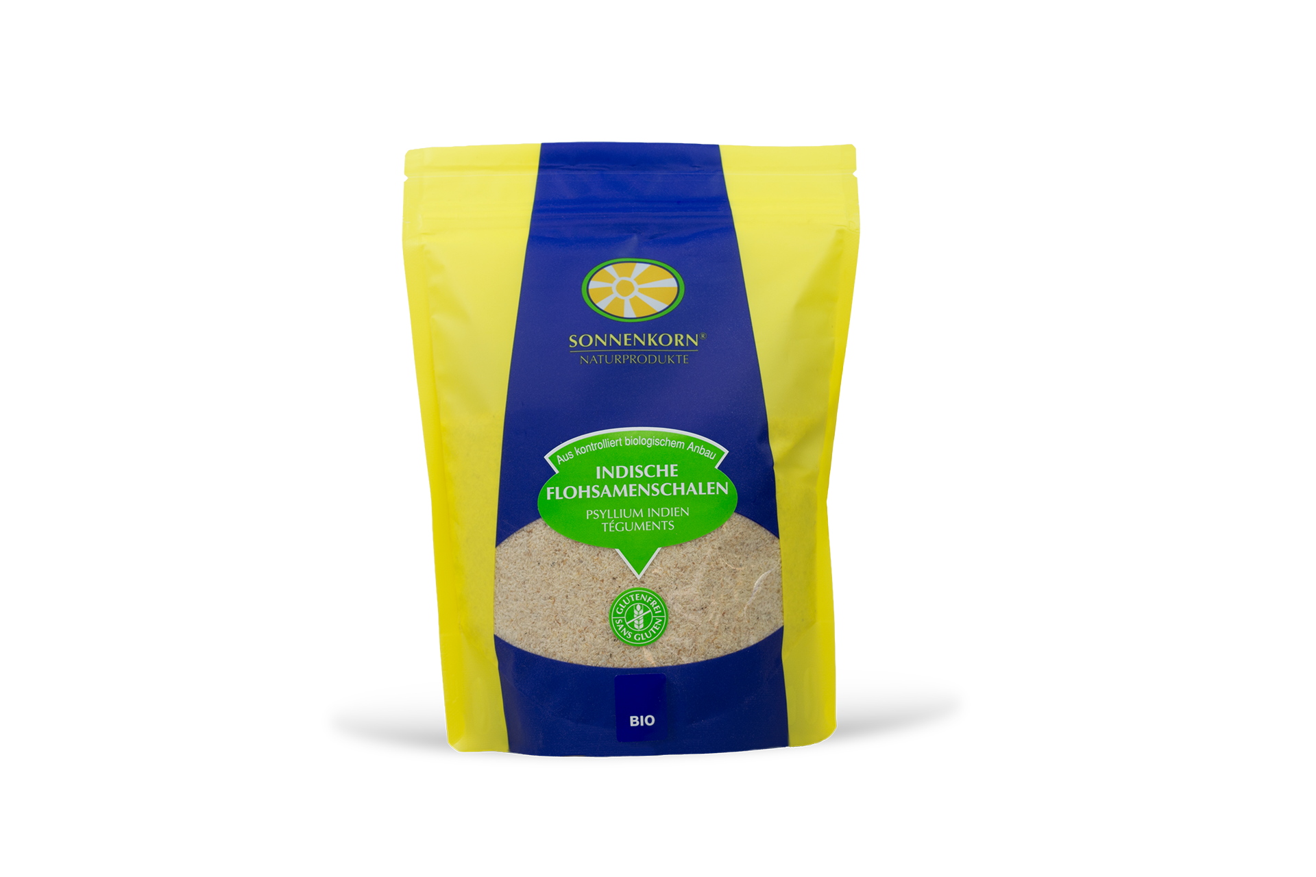 Sonnenkorn Indische Flohsamenschalen BIO Knospe 99% Reinheit 220g