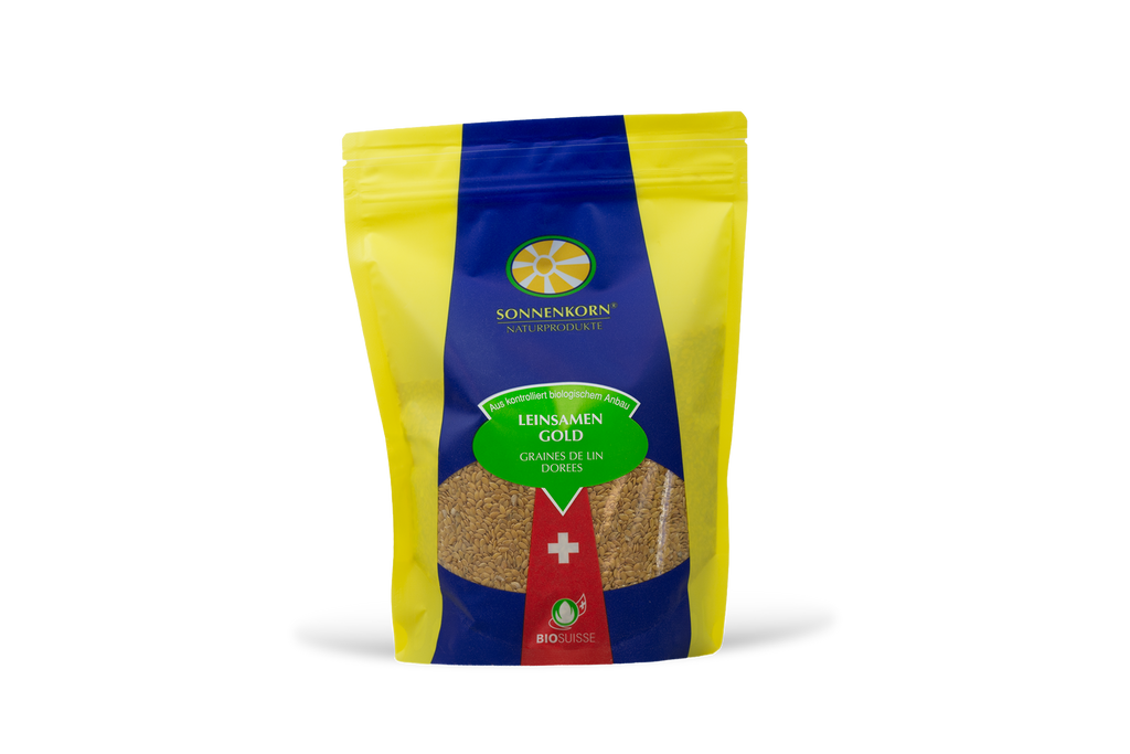 Sonnenkorn Graines de lin doré BIO Bourgeon 500g
