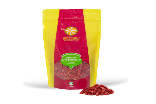 Sonnenkorn Erdbeeren gefriergetrocknet BIO Knospe 40g