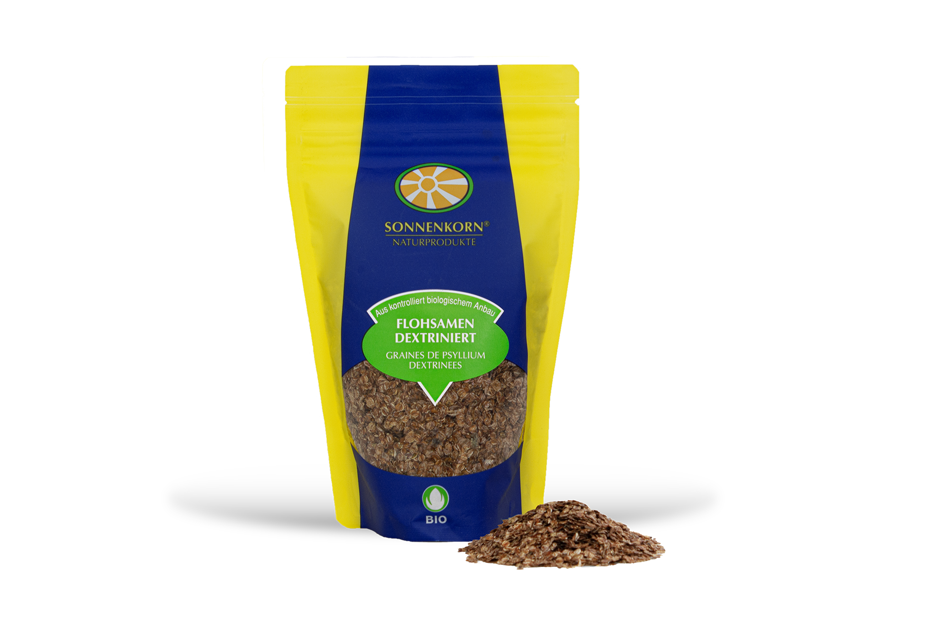 Sonnenkorn Flohsamen dextriniert BIO Knospe 250g