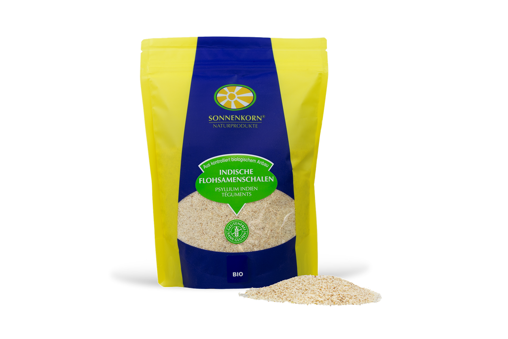 Sonnenkorn Indische Flohsamenschalen BIO Knospe 99% Reinheit 220g