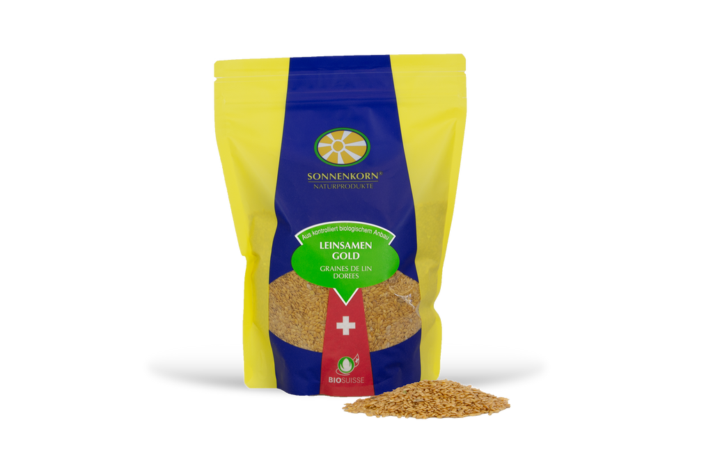Sonnenkorn Graines de lin doré BIO Bourgeon 500g